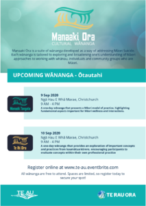 Manaaki Ora Wānanga - CHRISTCHURCH
